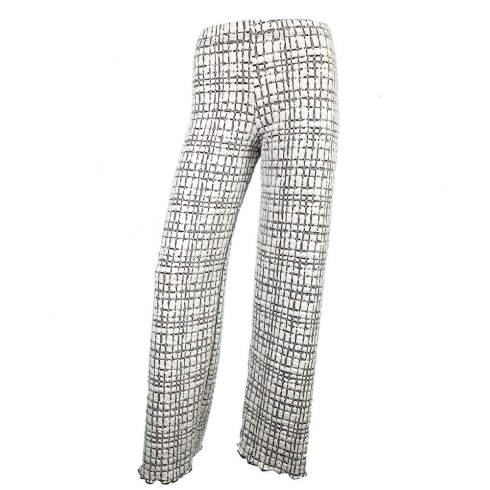 NWOT Haystacks Muddled Plaid Quilted Waffle Energy Pants Size Small